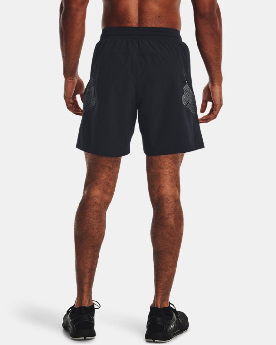 Men's UA ArmourPrint Woven Shorts, Black, pdpMainDesktop image number 1